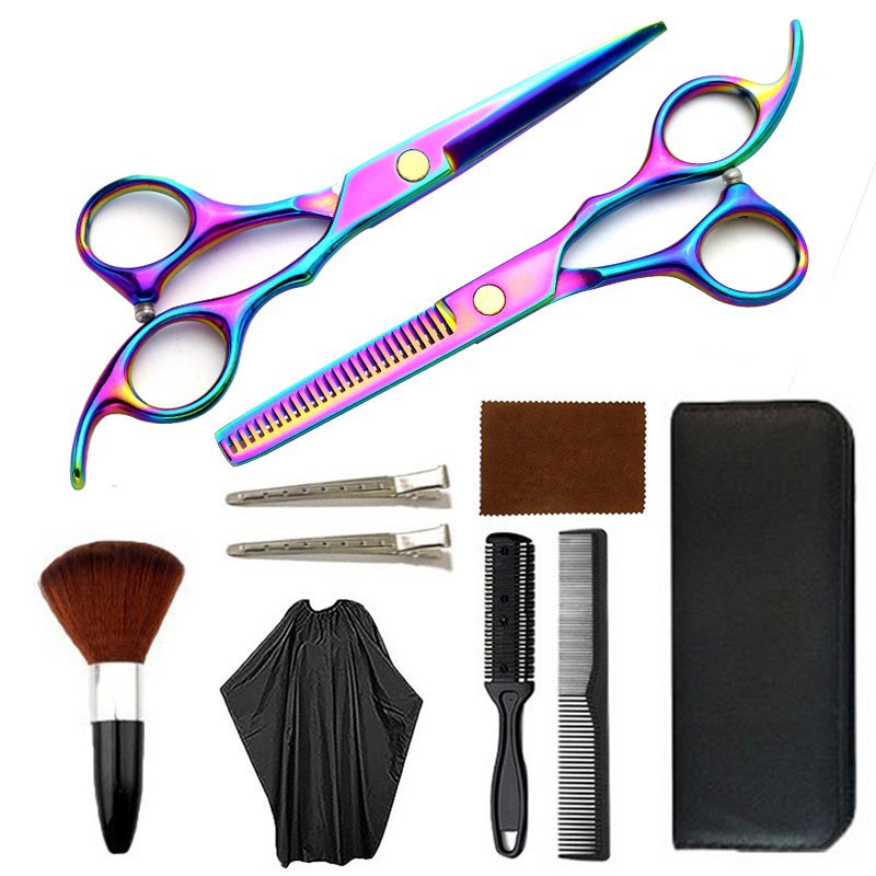 크로스 보더 고급 컷 다채로운 10 조각 세트