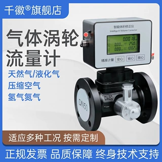 气体涡轮流量计空气氮气氧气氢气沼气管道高精度气体天然气流量计