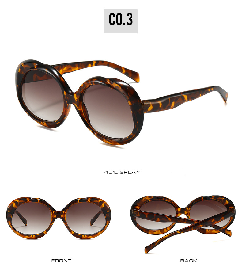 60g Weight Full Frame Glasses Structure Sunglasses Classification PC, UV400 Protection Lens Material Oval Frame Glasses Style Outdoor, Travel Occasion Solid Color Pattern All Seasons Season Unisex Gender Basic, Retro Style Black Color Basic Retro Solid Color PC UV400 Protection Oval Frame Full Frame Women's Sunglasses 8