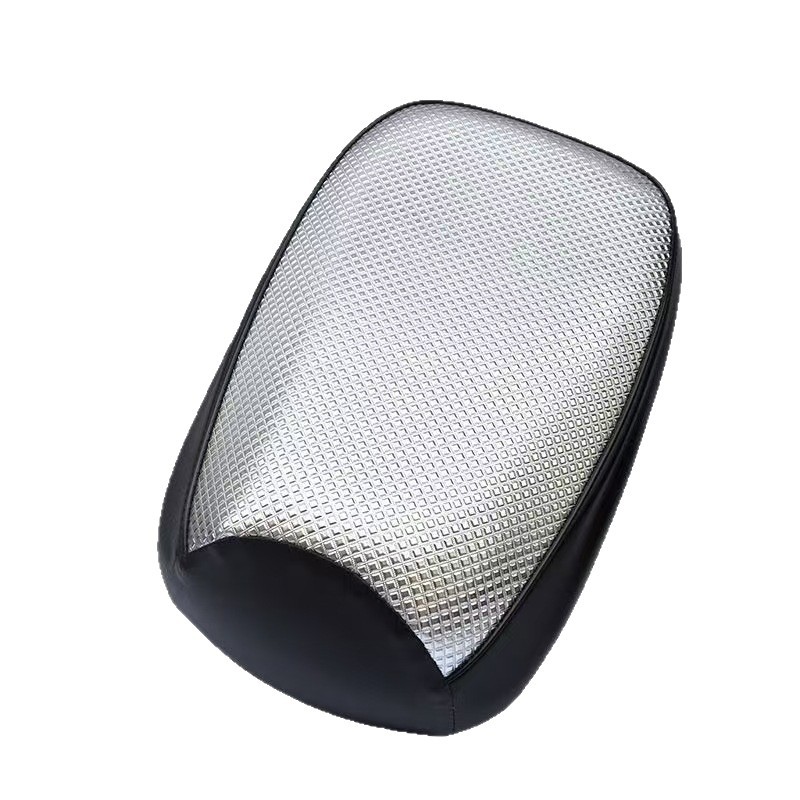 Nueva cubierta de cojín solar estándar nacional para automóviles eléctricos, cubierta de cojín de cuero fresco para bicicletas, cubierta de cojín de cuero negro, cuero renovado
