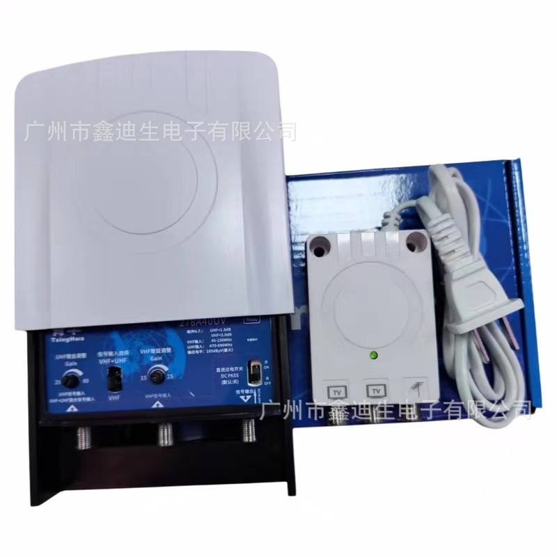 JINGHUA 278A40UV 지상파 증폭기 어본 안테나 증폭기 TV DTMB 증폭기