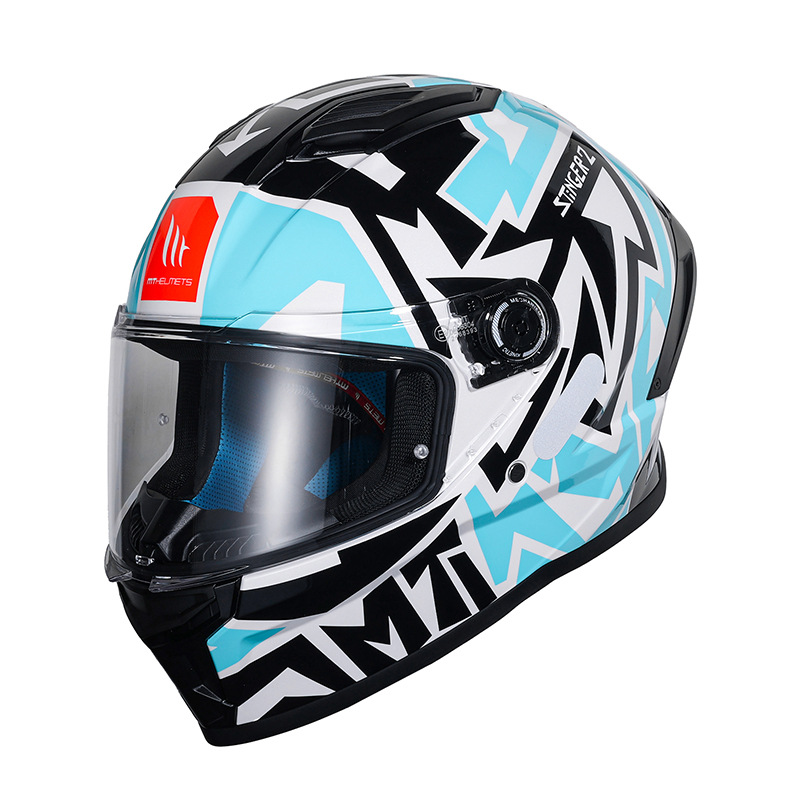 2nd Gen MT Men's Full Face Motorcycle Helmet Summer Breathable All Seasons 3C Certified_voghion.com