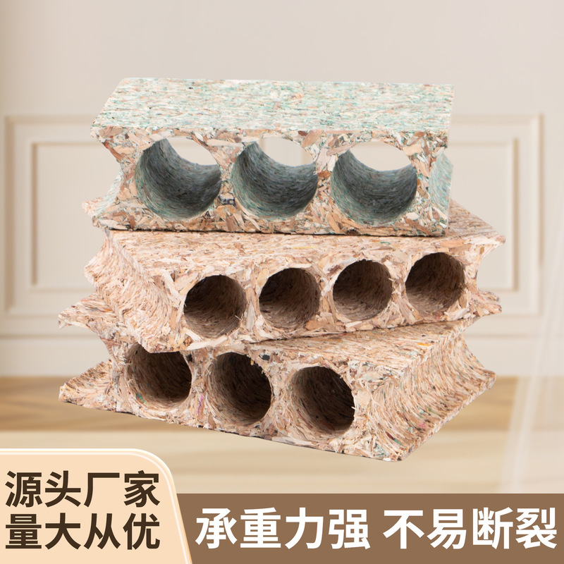 Manufacturer Wholesale Wood Panels Bridge Hole Mechanical Panels Soundproof and Heat-Absorbing Hot Panels Filling Panels Ecological Panels Bridge Hollow Planed Wood Panels