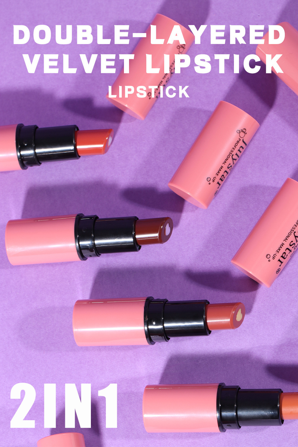 Amazon Lip Makeup Fruit-flavored matte Sandwich lipstick Specification drawing