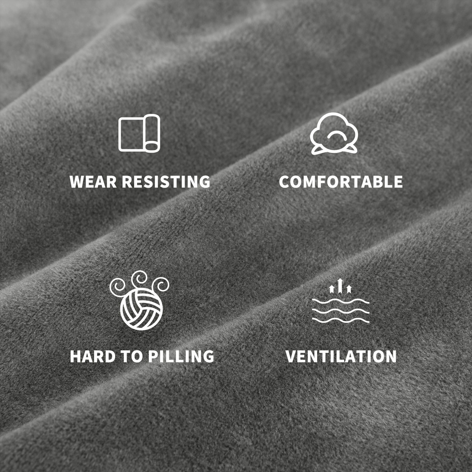 Cross-border velvet chair cover thickened solid color chair cover elastic all-inclusive chair cover dining room hotel home dining table chair cover_voghion.com