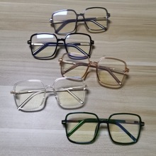 便宜實惠網紅TR跑量工廠價彩時尚超輕不脫皮單梁膠架眼鏡框6016