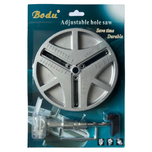 Three-claw adjustable hole opener woodworking hole opener wood board gypsum board plastic aluminum plate drilling tool hole drill bit