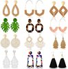 Retro beach earrings, European style, suitable for import, Amazon