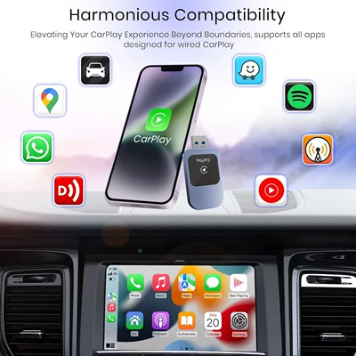Simsiz CarPlay və Android Auto: Smart Car-Machine Interconnection Carplay