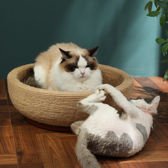 Cross-border best-selling pet toy cat scratching post, sisal cat scratching post, cat scratching post, claw grinding, sleeping cat nest, cat scratching bowl