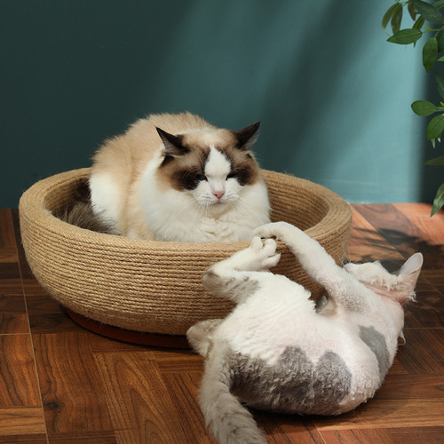 Cross-border best-selling pet toy cat scratching post, sisal cat scratching post, cat scratching post, claw grinding, sleeping cat nest, cat scratching bowl