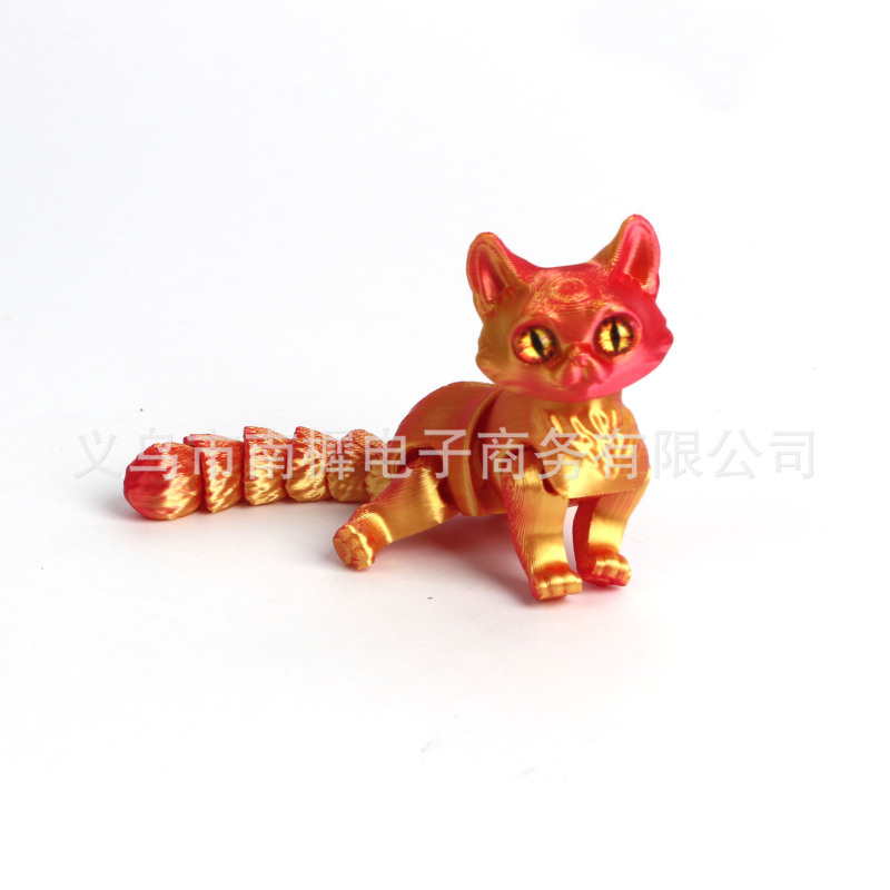 3D打印可爱小猫咪萌宠桌面摆件手办模型新品玩具跨境地摊批发代发|undefined