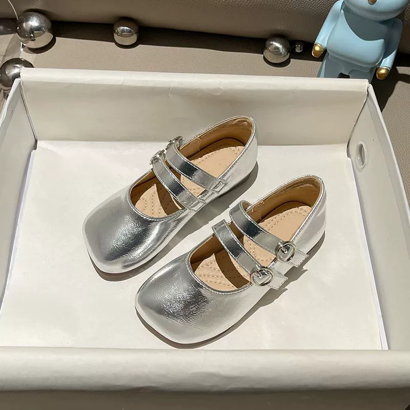 Модные туфли для девочек 2024 лето корейская версия иностранных девушек