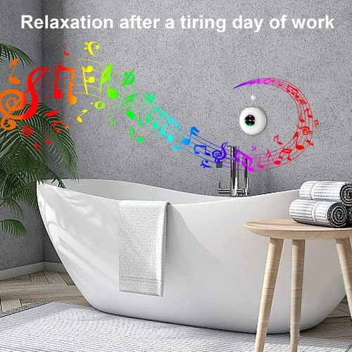 Amazon New Colorful Light Bluetooth Speaker Outdoor Portable Mini Waterproof Card Slot Phone Gift Speaker