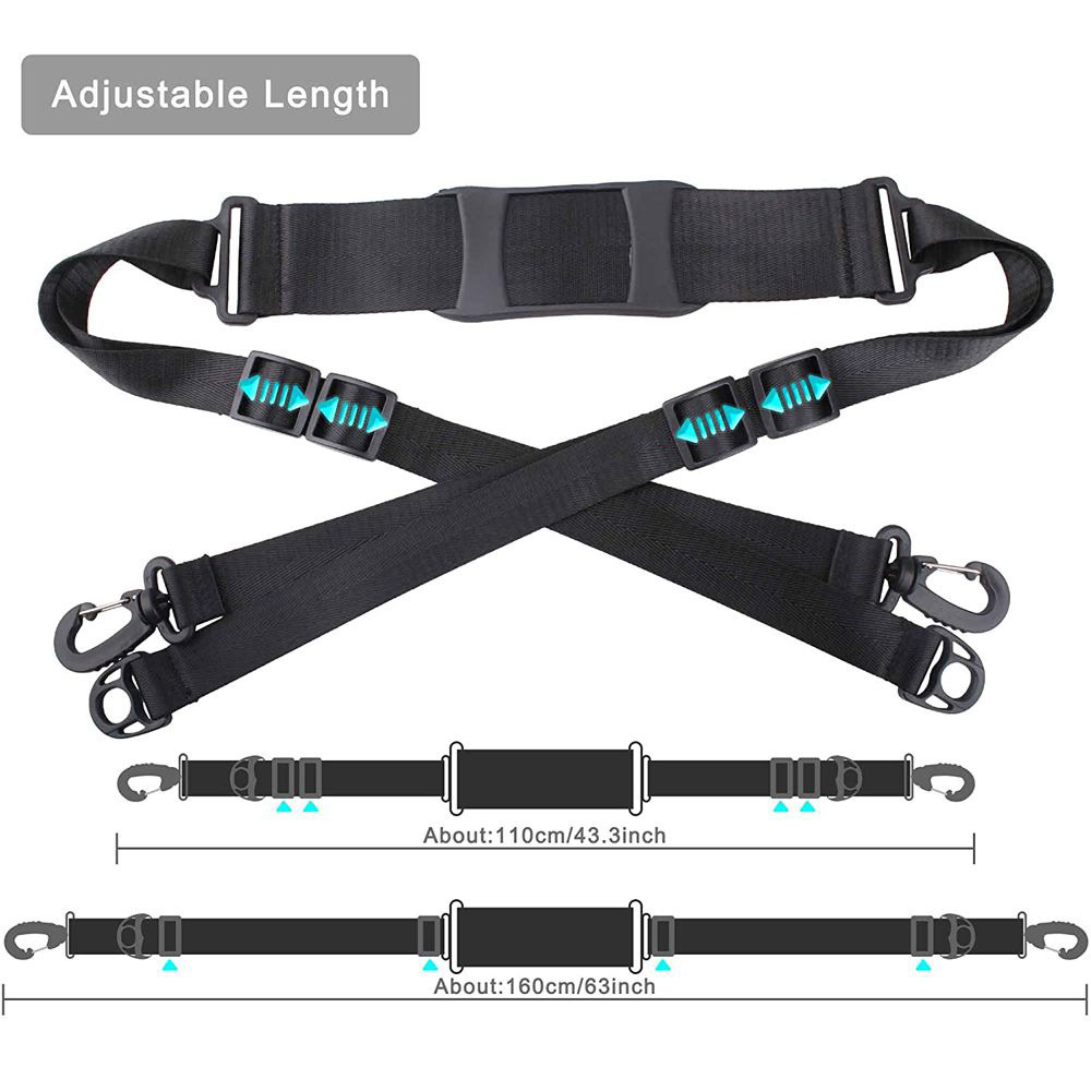 Universal Shoulder Strap for Electric Scooter M365, Foldable Electric Scooter Strap, Heavy-Duty Outdoor Shoulder Strap, Quick Release