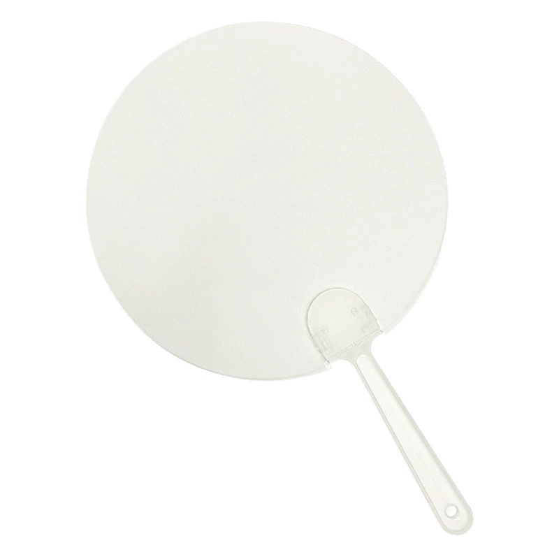 Прозрачный пустой вентилятор Детский пластиковый портативный ручной вентилятор ручной работы Creative Group вентилятор граффити рекламный вентилятор оптом