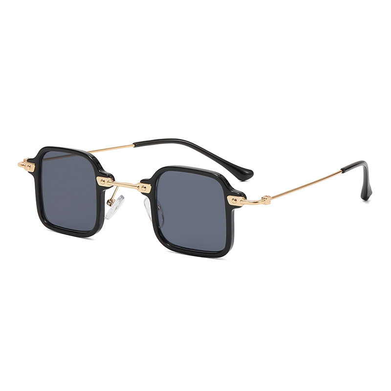 2022 nuevas gafas de sol cuadradas de moda para hombres y mujeres gafas de sol de hip hop gafas de sol cuadradas pequeñas europeas y americanas gafas de luz anti-azul