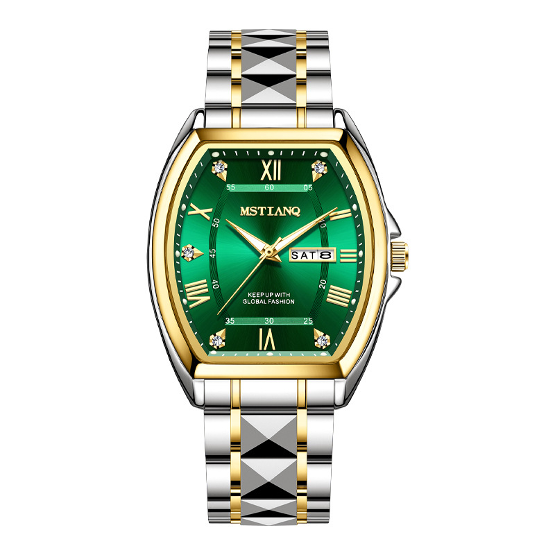 Barrel cd-gold green