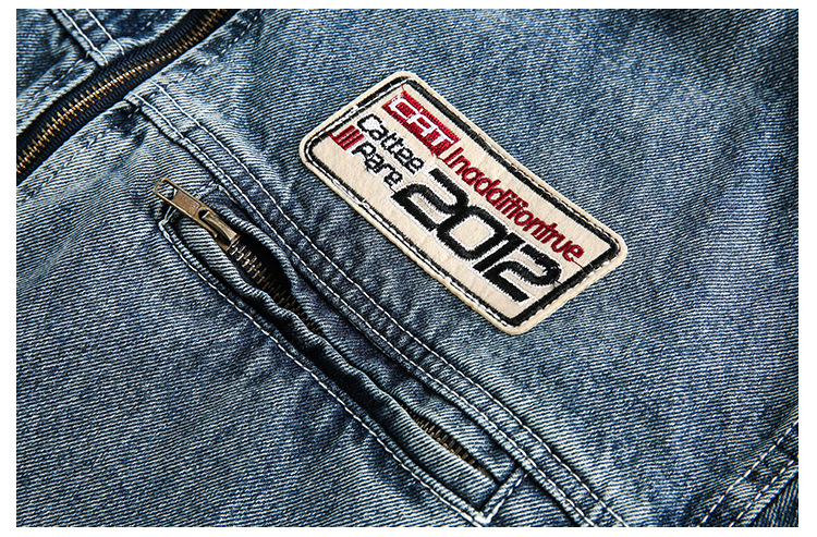 Denim Jacket Men Retro High Street Motorcycle Style Jacket Top_voghion.com