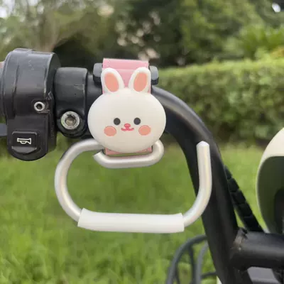 Other Electric Vehicle Accessories, hook cartoon cute baby - pink-little-white-rabbit