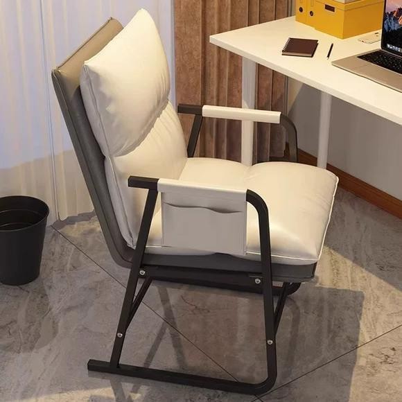 Leisure Chair Computer Chair Dormitory Folding Chair Recliner Home Comfortable Sedentary Lazy Sofa Recliner Study Seat