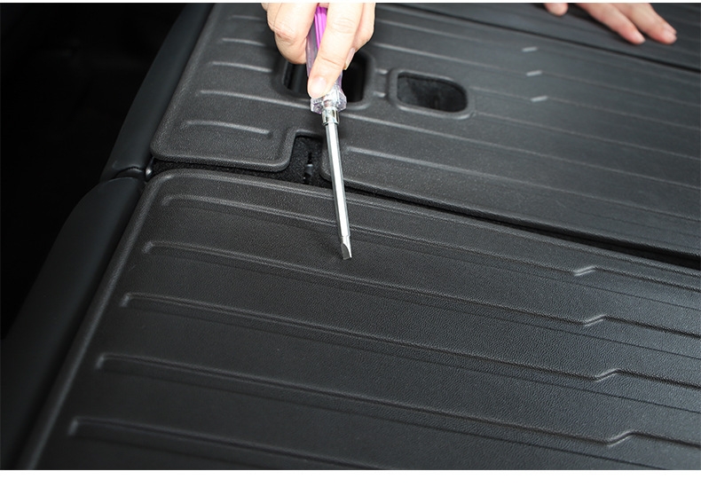 Suitable for 6-Seater Model Yl Tesla New 3/Y Floor Mats, Trunk Mat, Integrated Trunk Mat, Front and Rear Trunk Mats