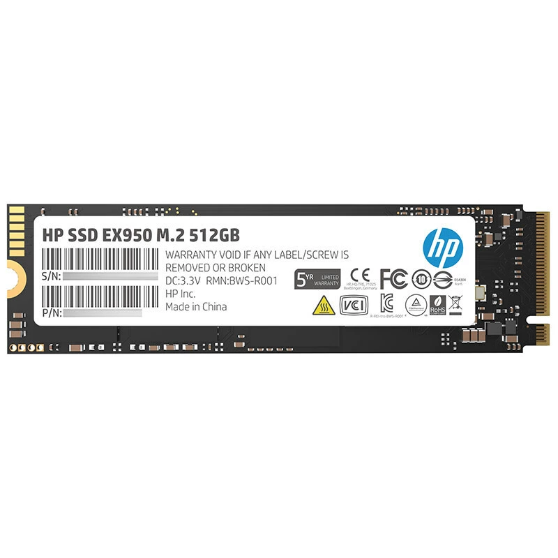 HP EX950 512GB 1TB 2TB M.2 NVMe PCIe SSD твердотельный накопитель
