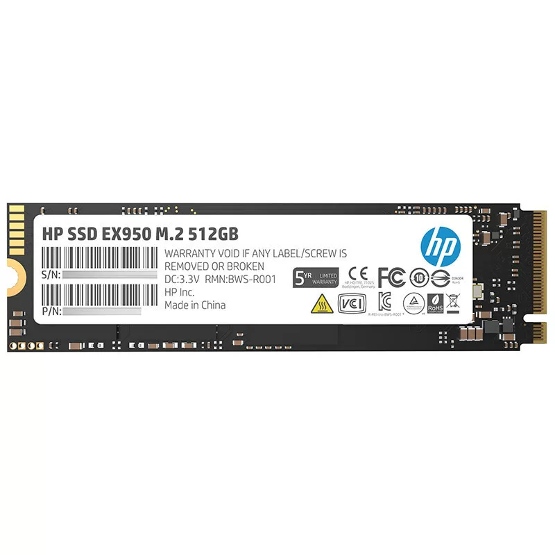 HP EX950 512GB 1TB 2TB M.2 NVMe PCIe SSD твердотельный накопитель