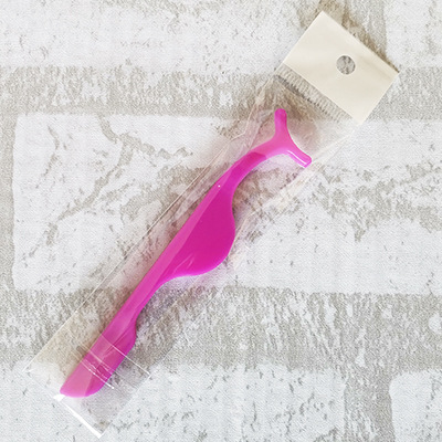 Aplicador y pinzas para pestañas postizas, de plástico multifunción