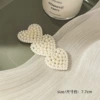 1#Three heart clips.