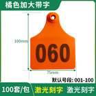 Personalizado extra grande ganado Etiqueta de oreja especial shot