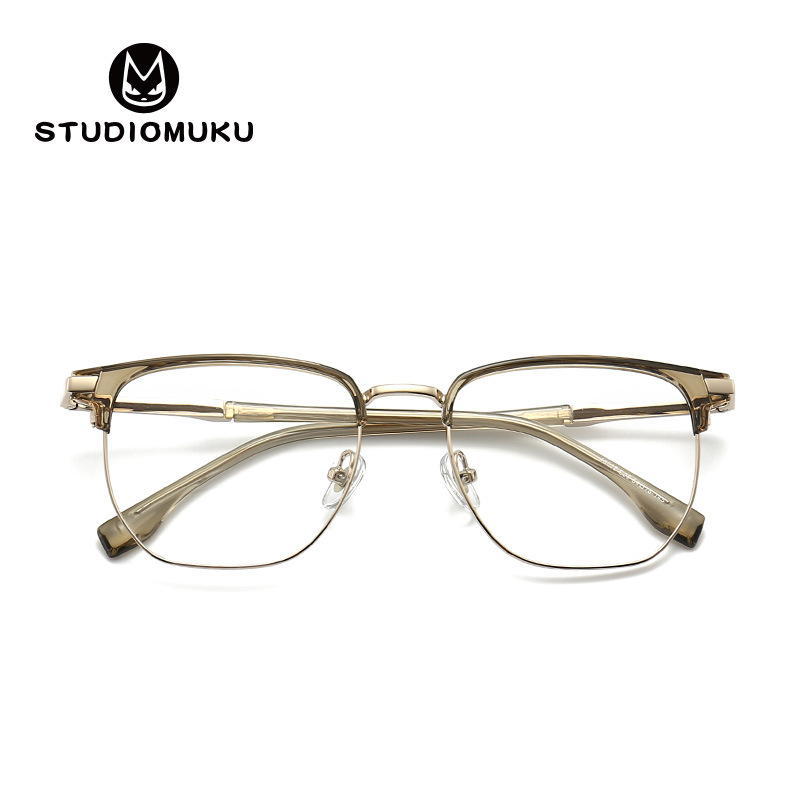 Monturas de gafas de madera, monturas vintage de gran tamaño, marca de diseño.