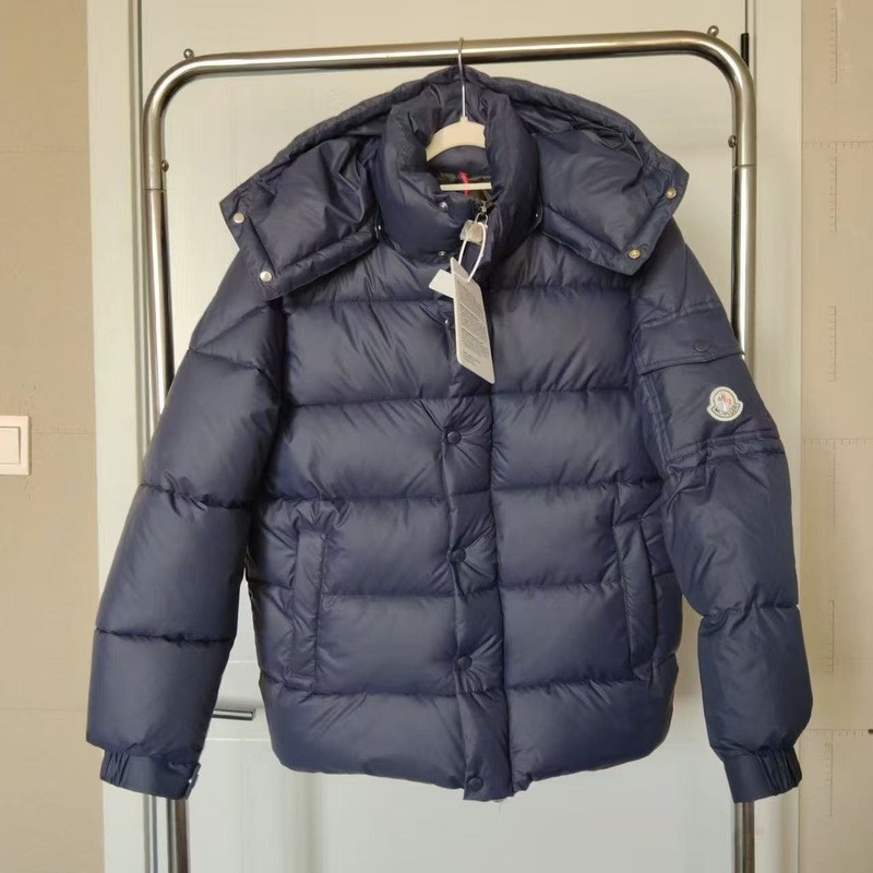 蒙家雾面哑光玛雅面包服百搭羽绒服保暖纯色可拆卸连帽情侣款潮牌|undefined