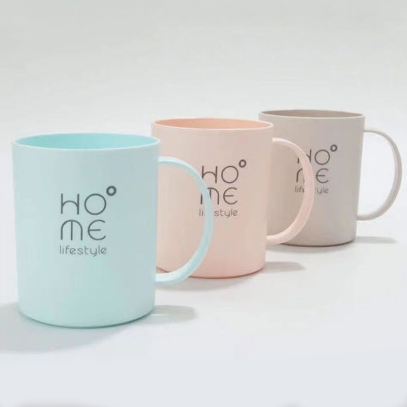 Tandborstglas i plast för vuxna och par i hemmet_voghion.com