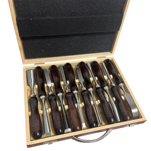 Woodworking turning tool 12PCs Wood boxed carving chisel DIY cutter woodworking chisel wood carving knife set woodworking chisel
