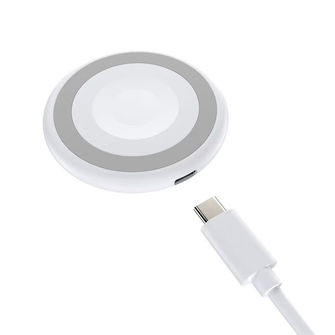 Nuevo cable de datos PD transparente magsafe magnético inalámbrico placa de carga móvil cargador inalámbrico comercio exterior al por mayor