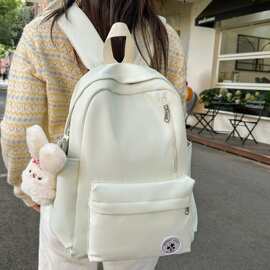 学院风背包女生新款韩系ins高颜值糖果色书包初高中生轻便双肩包