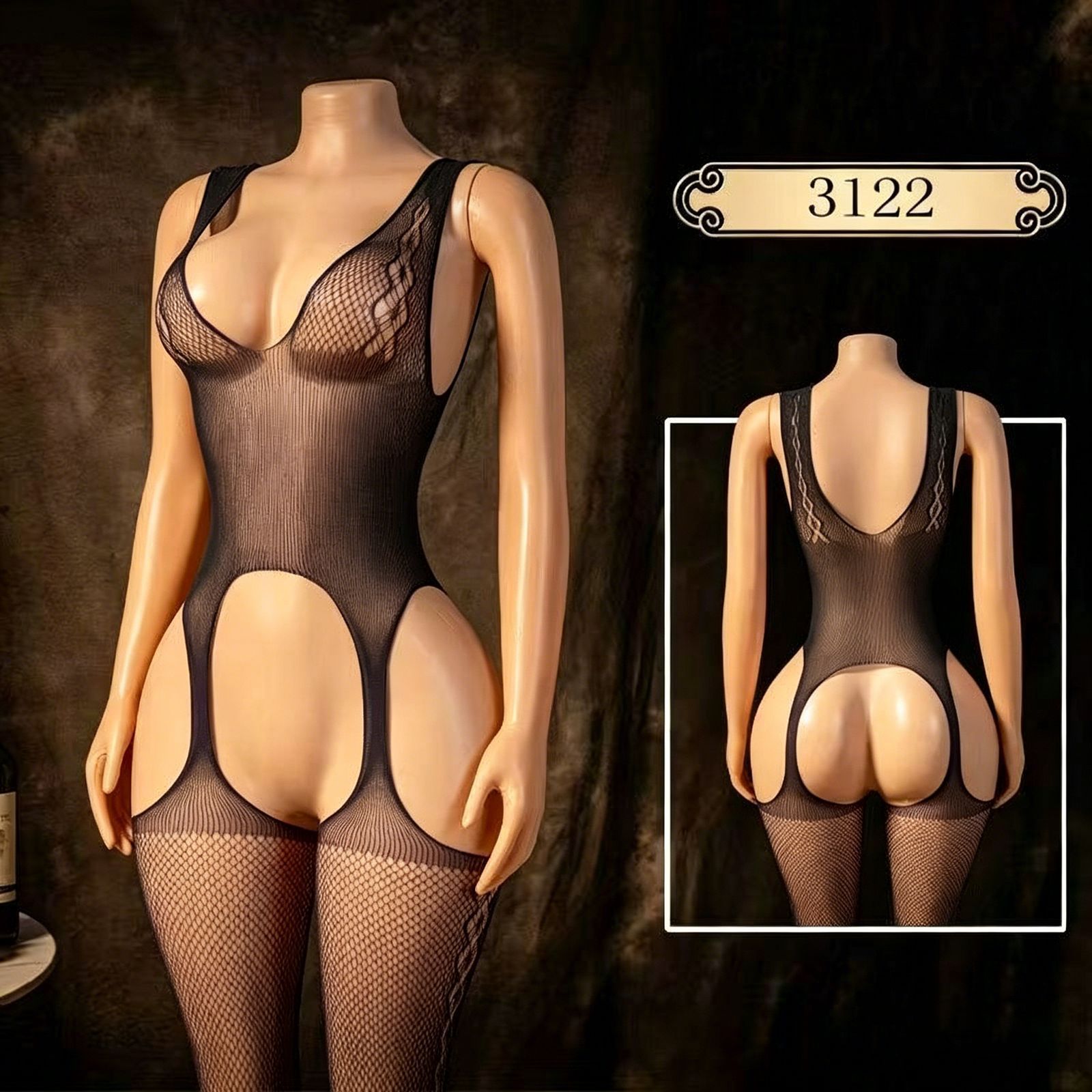 Benzy sexy ropa interior pijama coqueteo pura seducción props uniformes europeas y americanas unidad set de medias image 10