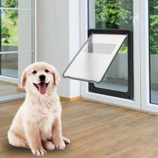 Pet supplies cat door cat dog door hole can control two-way access freely enter the cat dog house door installation big dog door
