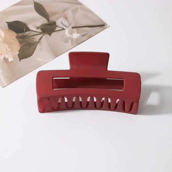 Matte, burgundy, 10.5cm