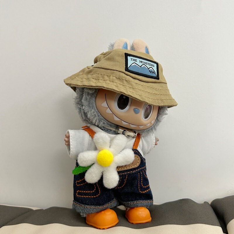 labubu娃衣春日小野服装穿搭17cm拉布布一二三代盲盒公仔服饰换装|undefined