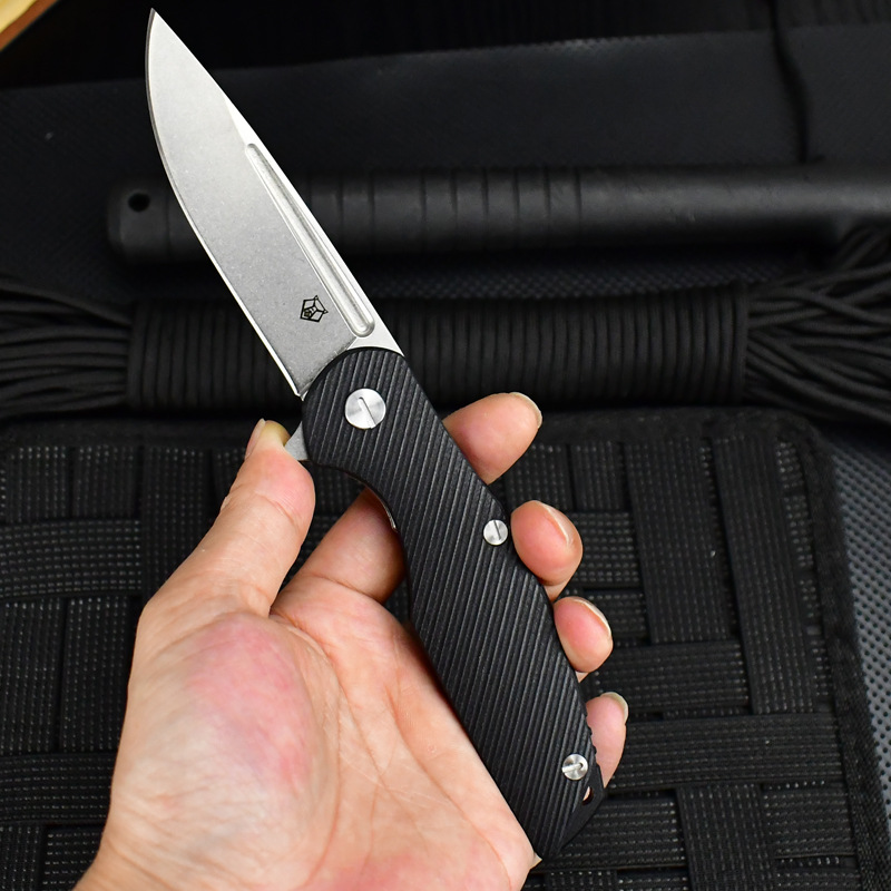 俄罗斯户外折叠刀野外求生刀高硬度防身折刀随身便携小刀厂家直供