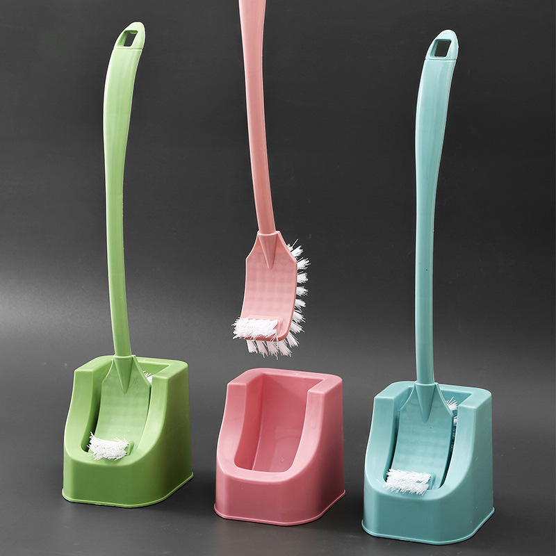 Toilet brush household set toilet cleaning brush no dead ends long handle wall hanging floor-standing toilet cleaning brush wholesale