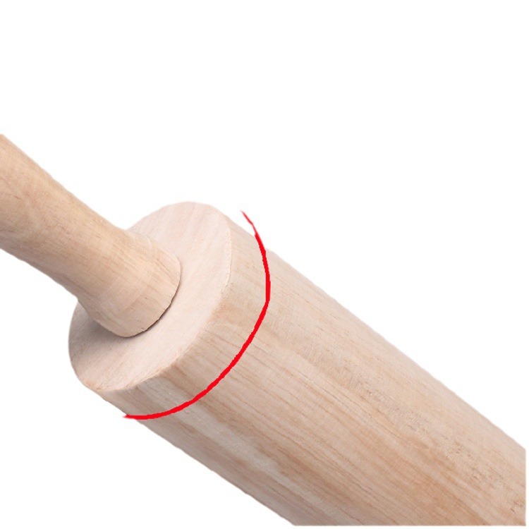 Original Sentai Rubber Solid Wood Roller Rolling Pin 360 Rotation Labor-Saving Solid Roller Rolling Pin Drop Shipping