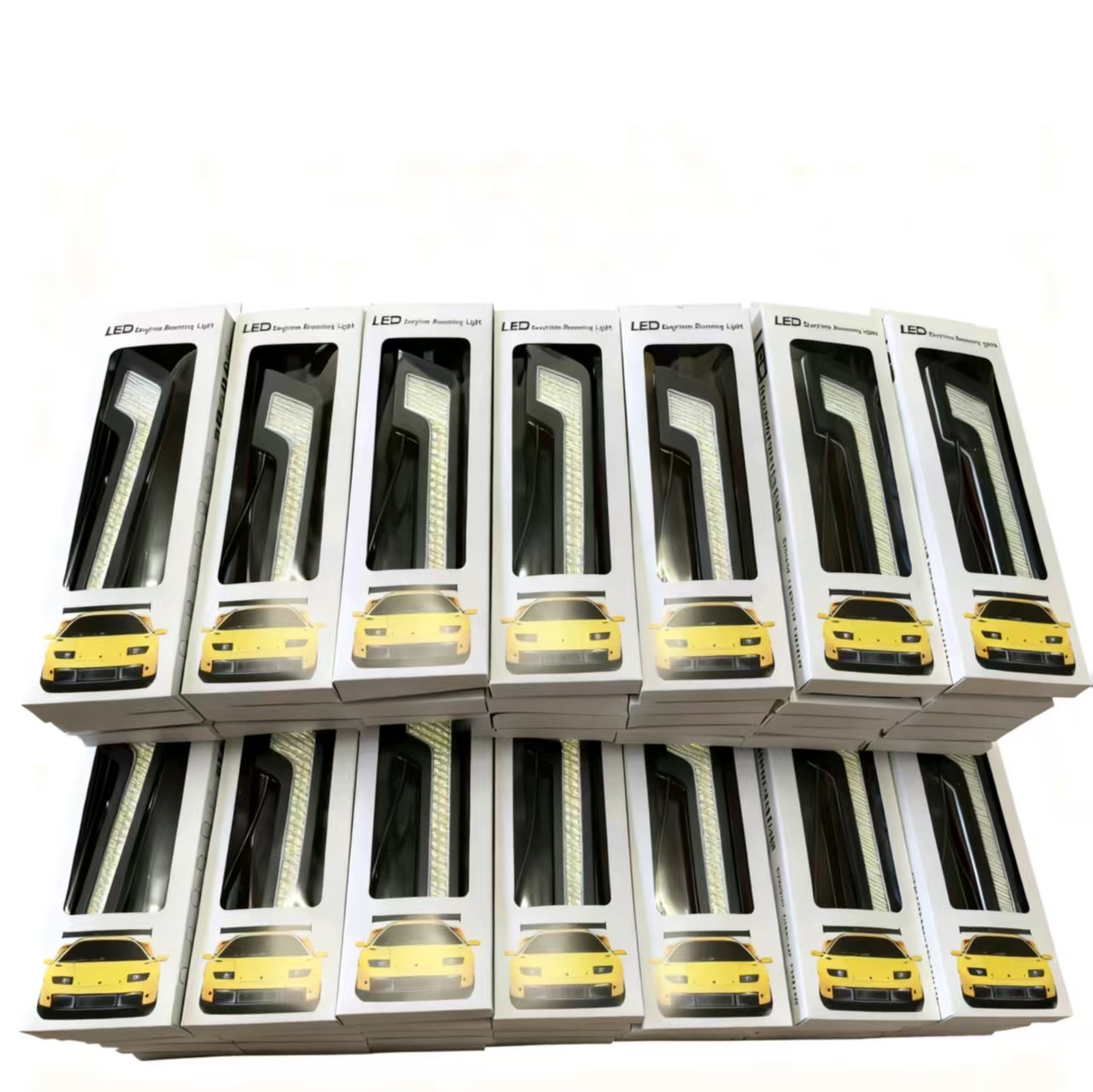 Led Car Lights Universal Daytime Running Lights 7-Shaped Daytime Decorative Car Lights
