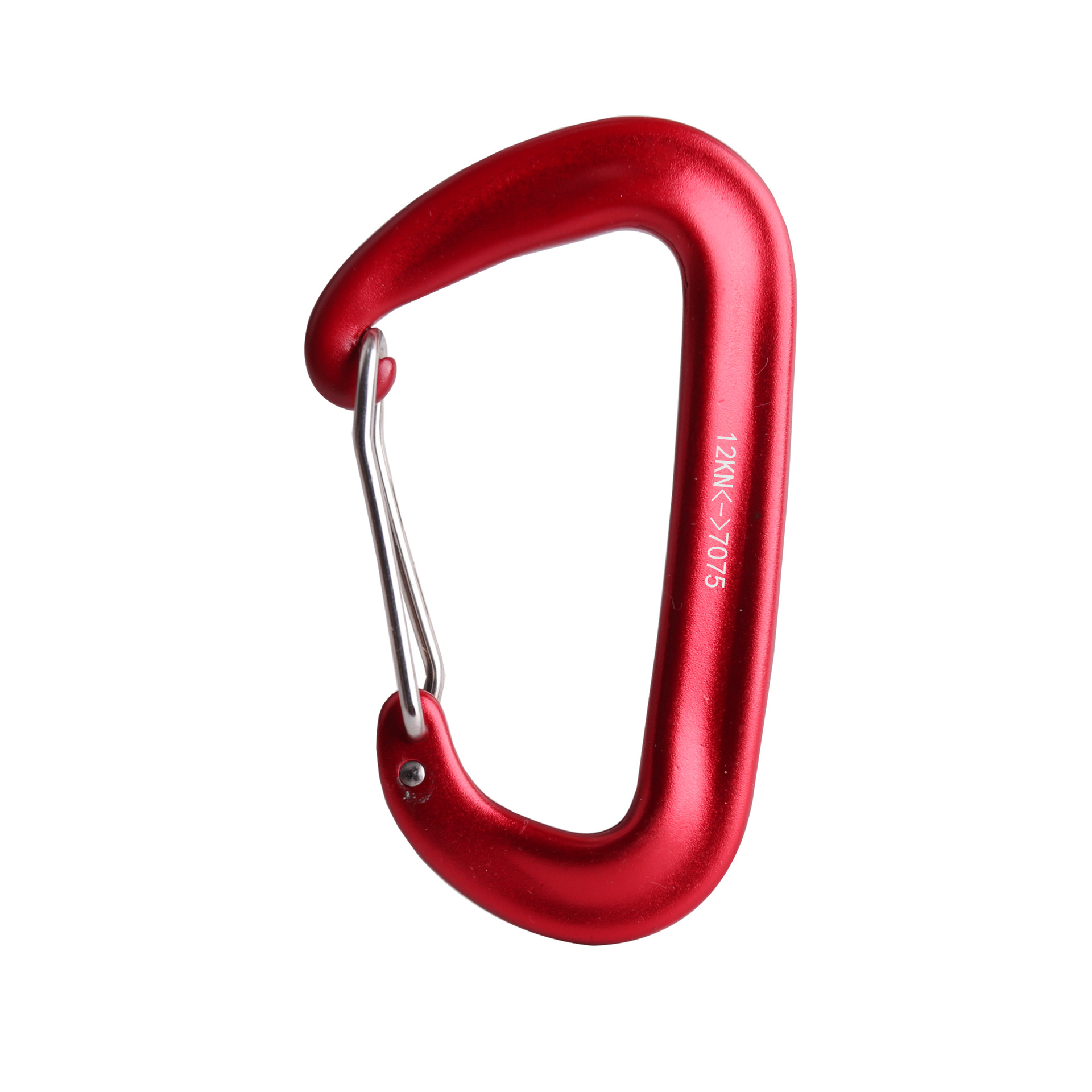 Fuente de la fábrica 7075 aleación de aluminio tipo D 12kn mosquetón mochila rápida hebilla colgante al aire libre camping hamaca gancho