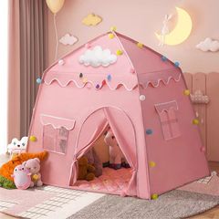 小さなテント、子供用室内、女の子用プリンセスハウス、小さな城、屋外遊び、赤ちゃん用分離型ベッド、親子で一緒に寝る、親子で遊ぶ