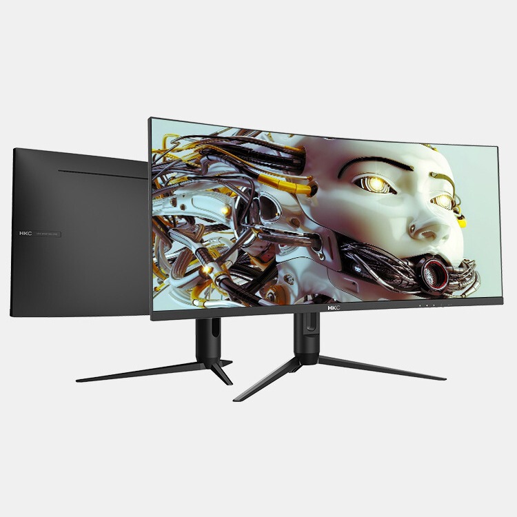Hkc Tg34C3U 34-Inch 144Hz Curved E-Sports Gaming Monitor Is Suitable for Accurate 4K High-Definition Narrow Frame