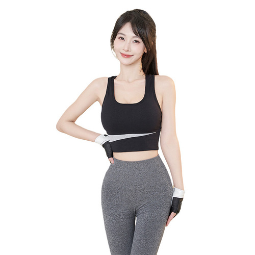 Plus Size Beauty Back Support Sports Bra for Women, Wireless and Shockproof, Back Cup Shaping, Fitness, Running, Yoga, Quick-Drying Sports Bra