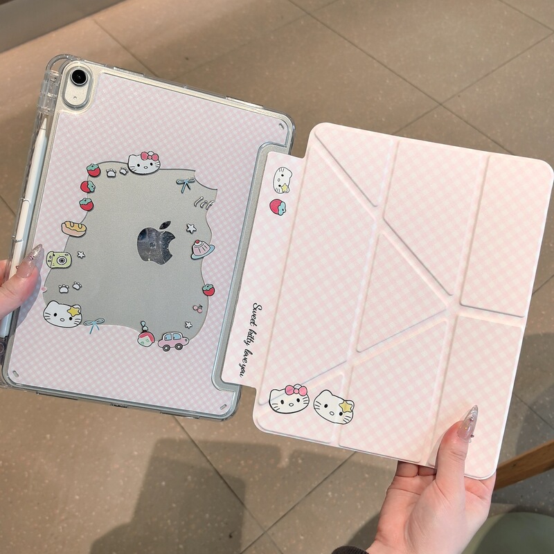 Suitable for iPad 11Th Generation Protective Case, 2026 Model Air8/7 Protective Case with Pen Slot, iPad 10Th Generation Acrylic Anti-Bending Case